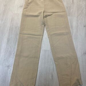 Emporio Armani Cream Textured Pants